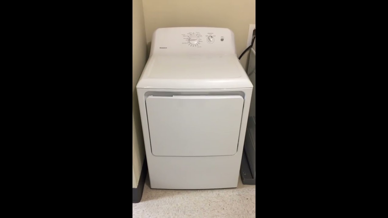 New 2017 GE Hotpoint Dryer Action And Sounds YouTube