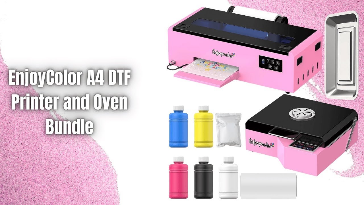 Обзор принтера EnjoyColor A4 DTF | Полный комплект для печати в формате DTF на темных и светлых т...