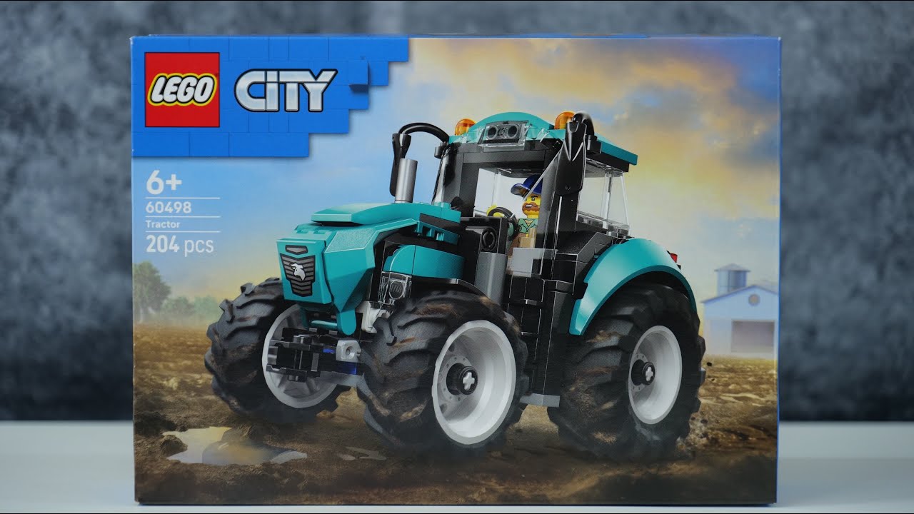 Обзор сборки набора LEGO City 60498 «Трактор» — быстрые сборные сборки.