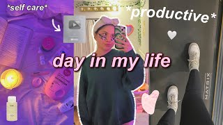 a productive day in my life! *realistic* daily life, grwm + healthy girl habits