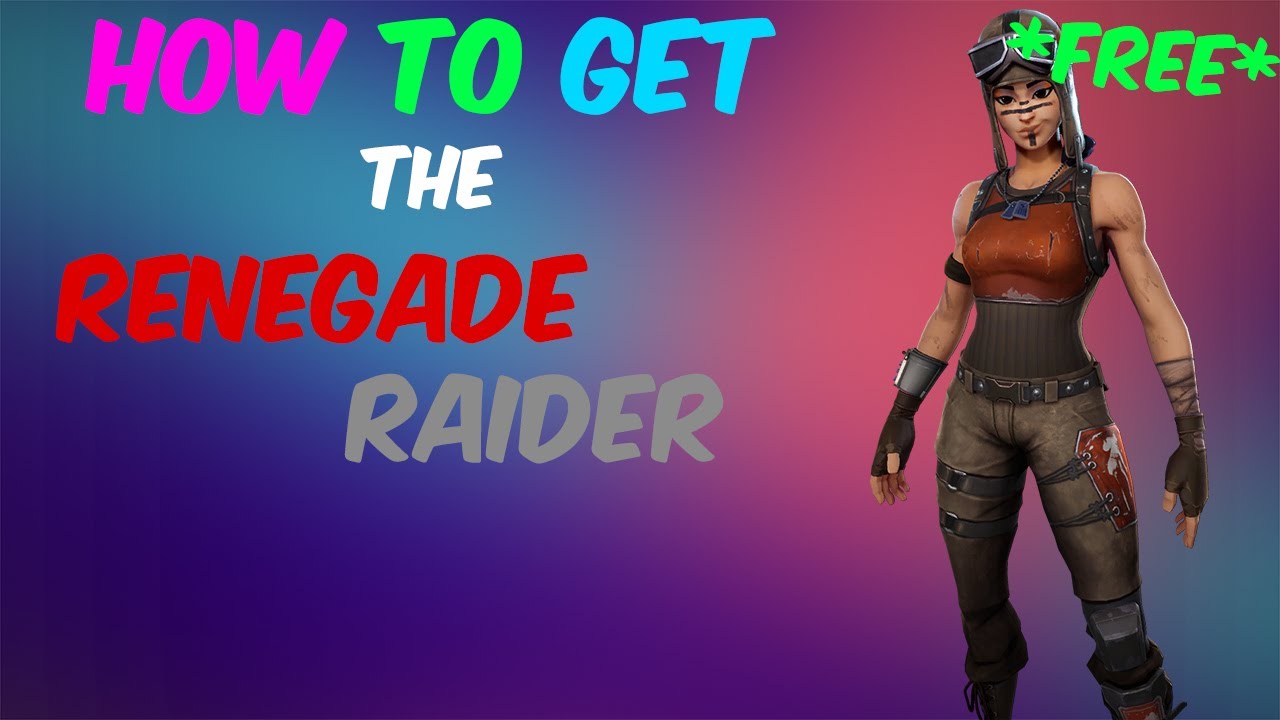 How to Get The Renegade Raider Skin for FREE in Fortnite ...