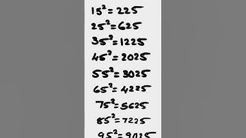 magic trick to square numbers ending in 5 in seconds #maths #mathstricks #mathtutorial #mathhacks