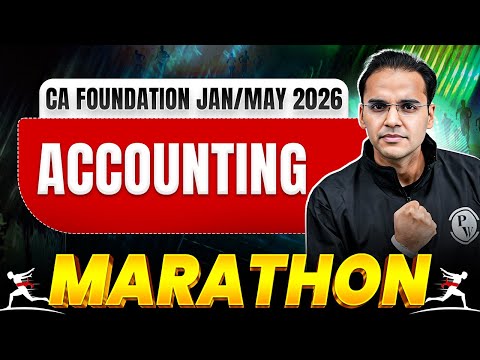 CA Foundation : Accounts Marathon, MTP & RTP by Nitin Sir