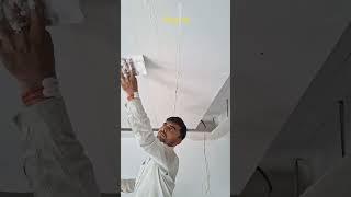 Gypsum false ceiling joint finish #joint finish #pop ceiling design #bedroom ceiling design #simple