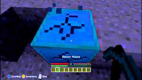 Minecraft XBOX 360 diamond duplication glitch(also works for iron and gold) TU11