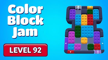 Color Block Jam Level 92 Solution Walkthrough