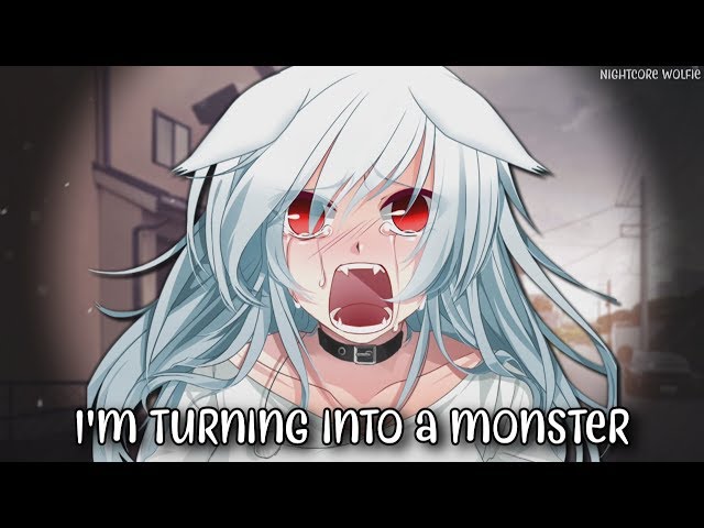 ✧Nightcore - Monster (lyrics) class=