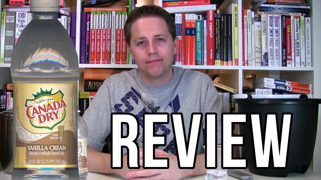 Canada Dry Vanilla Cream Review (Soda Tasting 43) YouTube
