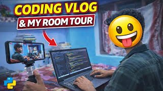 #1 My New Coding Journey! 🐍 Python Programming Vlog | My Study Room Tour | Saurabh R 