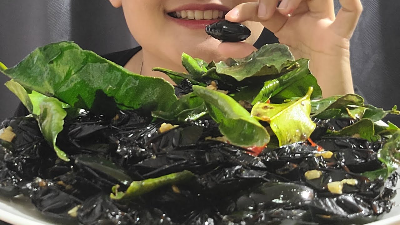 Deep fried water beetle YouTube