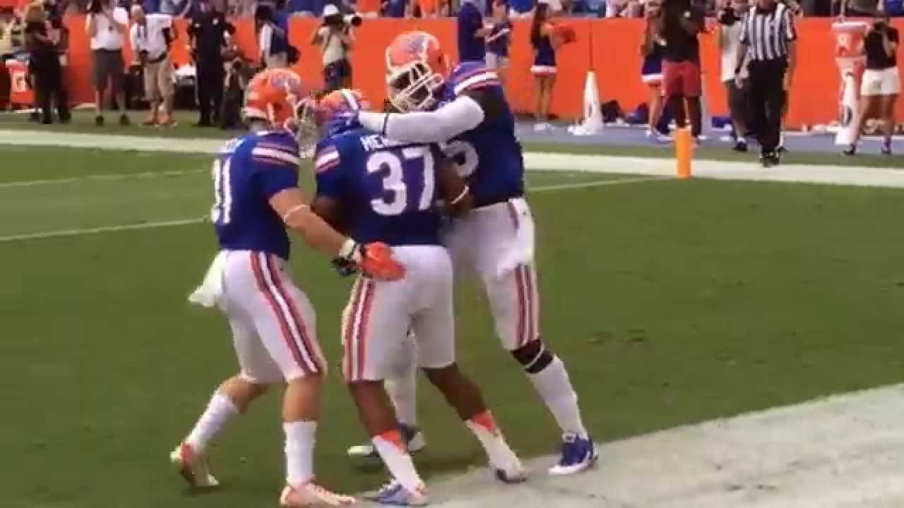 University of Florida Mark Herndon Touchdown
