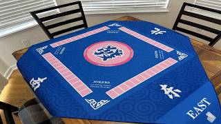 Alas Mahjong - dengan petunjuk bermanfaat! Meredam suara, halus! Alas Mahjong, 43,3 * 43,3 inci S...