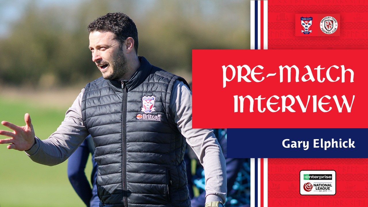 🗣️ Pre-Match Interview | Gary Elphick | Brackley Town (H)