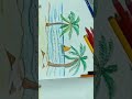 beach art #flyingbirds #art #subscribe 😇✌️