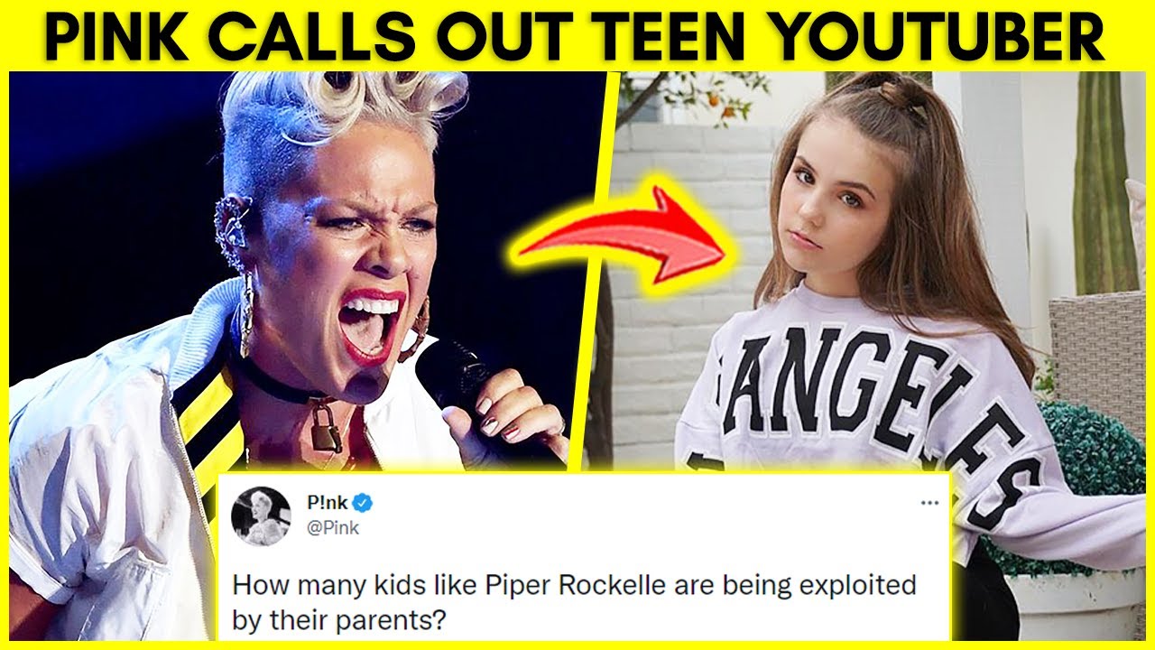 Pink Claims Teen YouTuber Is Being Exploited By Parents