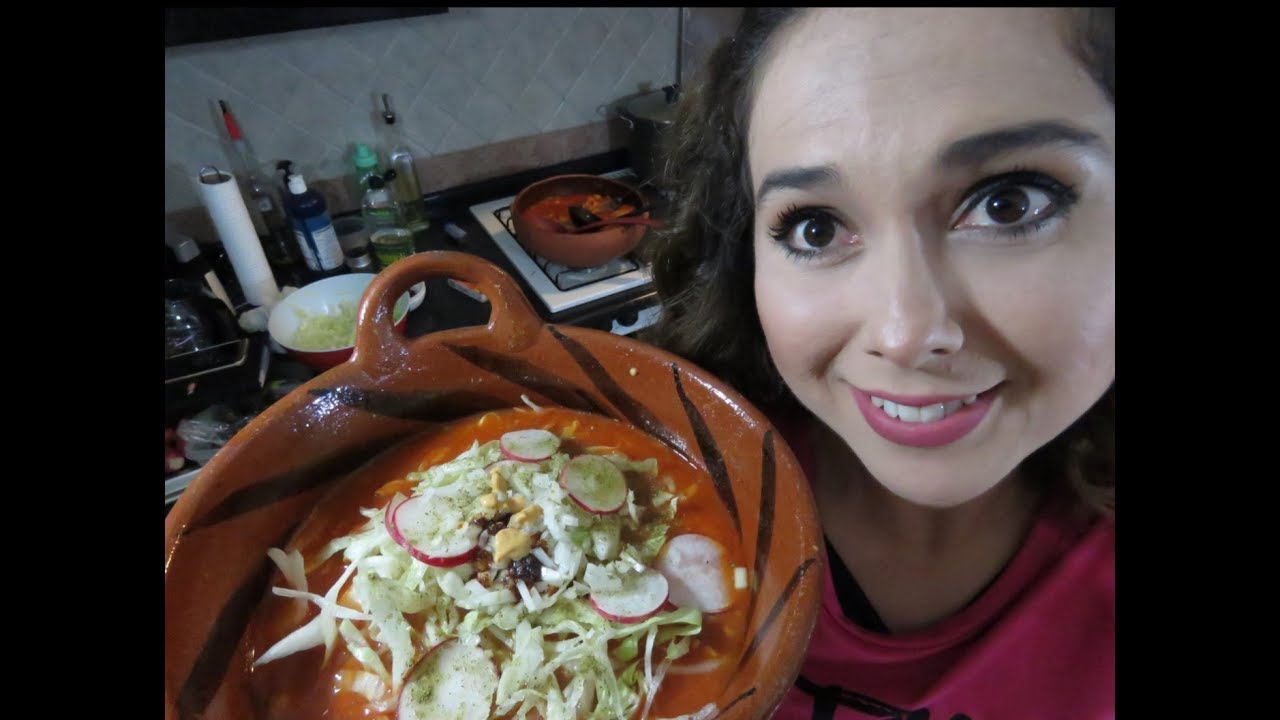 Pozole Rojo/Marisolpink - YouTube