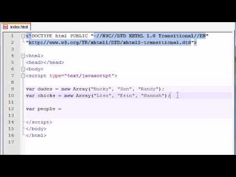 Beginner JavaScript Tutorial - 30 - Array Properties and Methods - YouTube