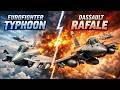 Eurofighter Typhoon vs India's Rafale – Full SHOCKING Comparison! 🔥 #defencenews #indiandefence