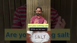 are you cutting salt while on fat loss ️️#shorts #robinnager #weightloss #fitness