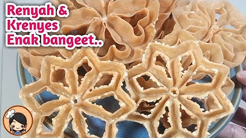 Cara paling mudah buat KUE KEMBANG GOYANG yang enak dan renyah banget..
