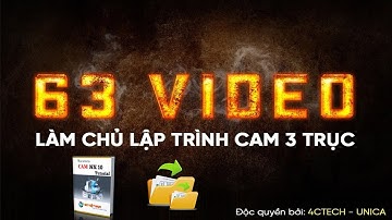 Làm chủ Lập trình CAM NX 3 trục Cơ bản - Chuyên sâu [4CTECH VN]