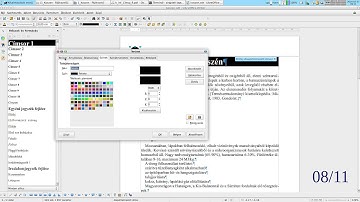 Kőszén, Szövegszerkesztés, 2013. tavaszi középszintű informatika érettségi