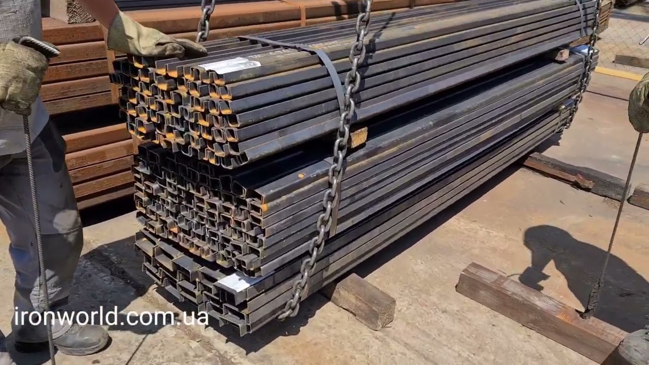 Швеллер Гнутый-100×40×3мм ironworld.com.ua