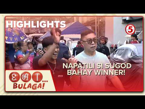 EAT BULAGA | Napasigaw sa Tuwa Nang Mapiling Sugod Bahay Winner! | October 10, 2026