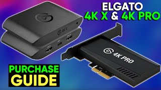 Elgato Capture Card Comparison 2024! (4K X vs 4K Pro)