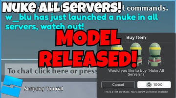 NUKE ALL SERVERS MODEL RELEASED!!! (Roblox Studio)