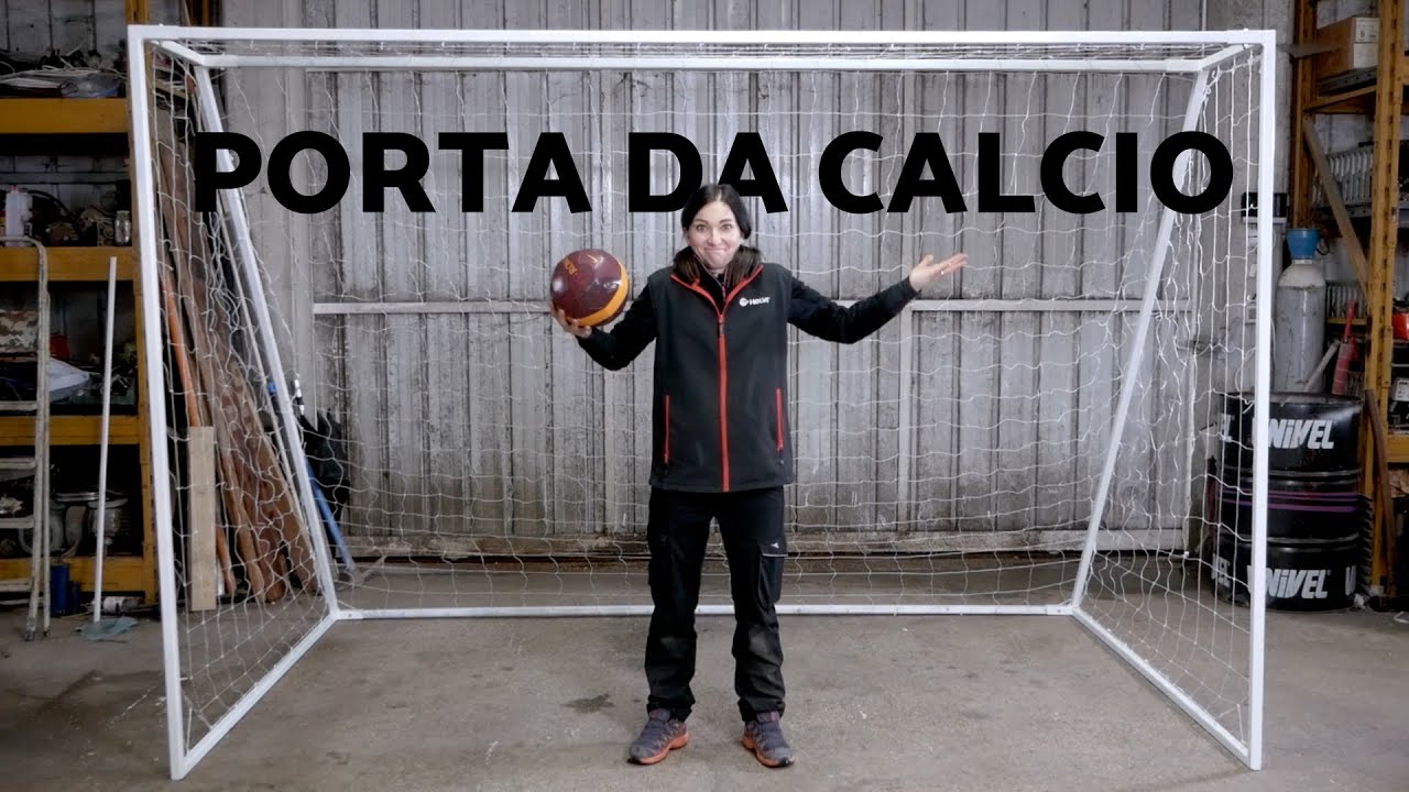 Porta da calcio fai da te con la saldatrice a filo helviLITE 