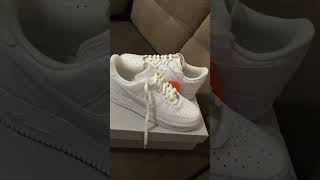 UNBOXING AIR FORCE 1 BRANCO 🤍