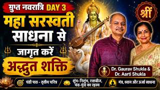 Gupta Navratri Day 3: Awaken Extraordinary Power through Maha Saraswati Sadhana