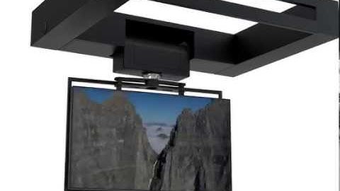 Unitech Systems: Потолочный лифт для дисплеев FPLC V2 Slim R  видео 3