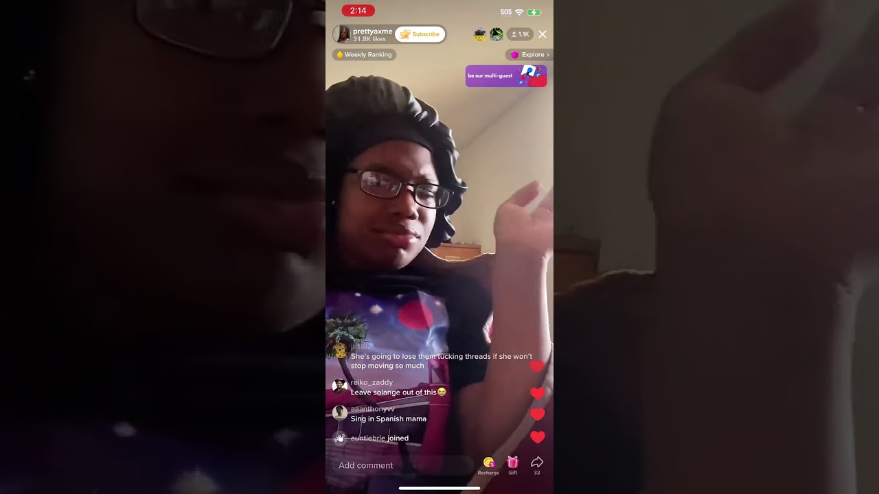 Prettyaxme & Psyiconic TikTok live otp pt 2