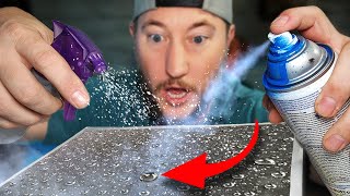 INSANE Spray Paint and Water Trick