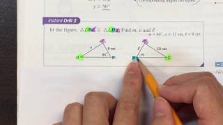 S1 Ch11 P.6 ID2 finding unknowns in congruent triangles