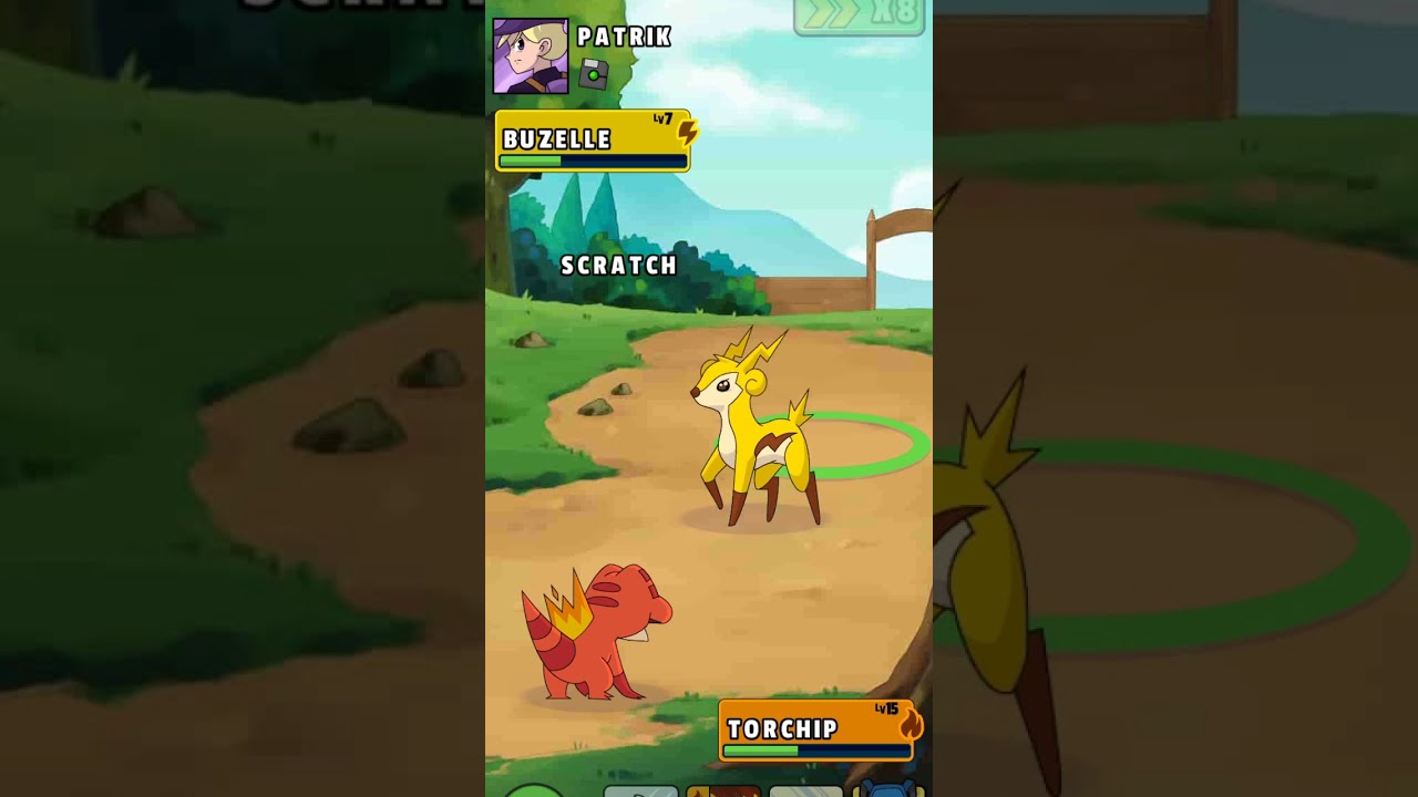 Battle with BOSS PATRIK 1 Vs 1 pockemon  | 