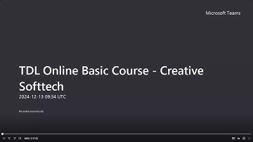 TDL Online Basic Course | Basic of TDL - Enhance Tally Capabilities | S2 | Creative Tally Academy
