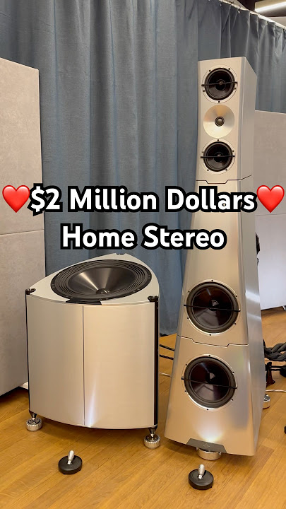❤️$2 Million Dollars❤️ Home Stereo Sound System ⚙️ luxury Hi-End Audiophile HiFi Spekaker Setup  🔊
