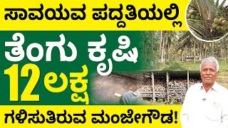 Organic Coconut Farming in Kannada  How to Grow Coconuts Organically? | Abhishek Ramappa