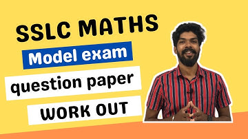 SSLC MODEL EXAM | MATHS | question paper discussion | ANSWER KEY