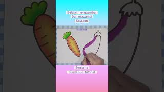 belajar menggambar dan mewarnai sayuran - bunda suci