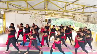 Yoga dance on the occasion of women's day || #womensday #yogadance