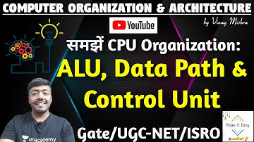 Computer Organization #54: Data Path, ALU & Control Unit