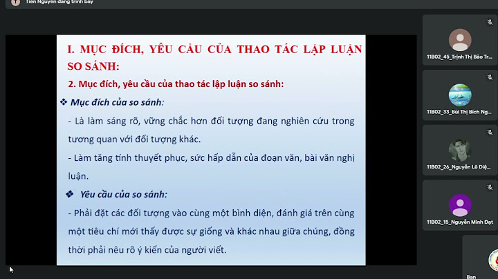 Thao tác lập luận so sánh luyện tập