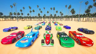 Race Pixar Cars 2 3 McQueen &amp; Friends Jackson Storm The King Francesco Bernoulli Conrad Camber