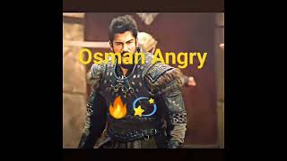 Osman bey Angry   action #kurulusosman #burak #youtube #yotubeshort