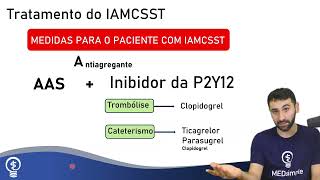 Infarto com supra de ST - Síndrome Coronariana Aguda #medicina #cardiologia