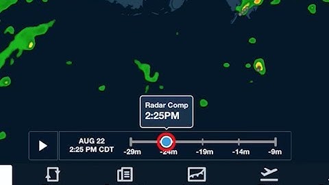 ForeFlight Quick Tip: Weather Layer Time Slider